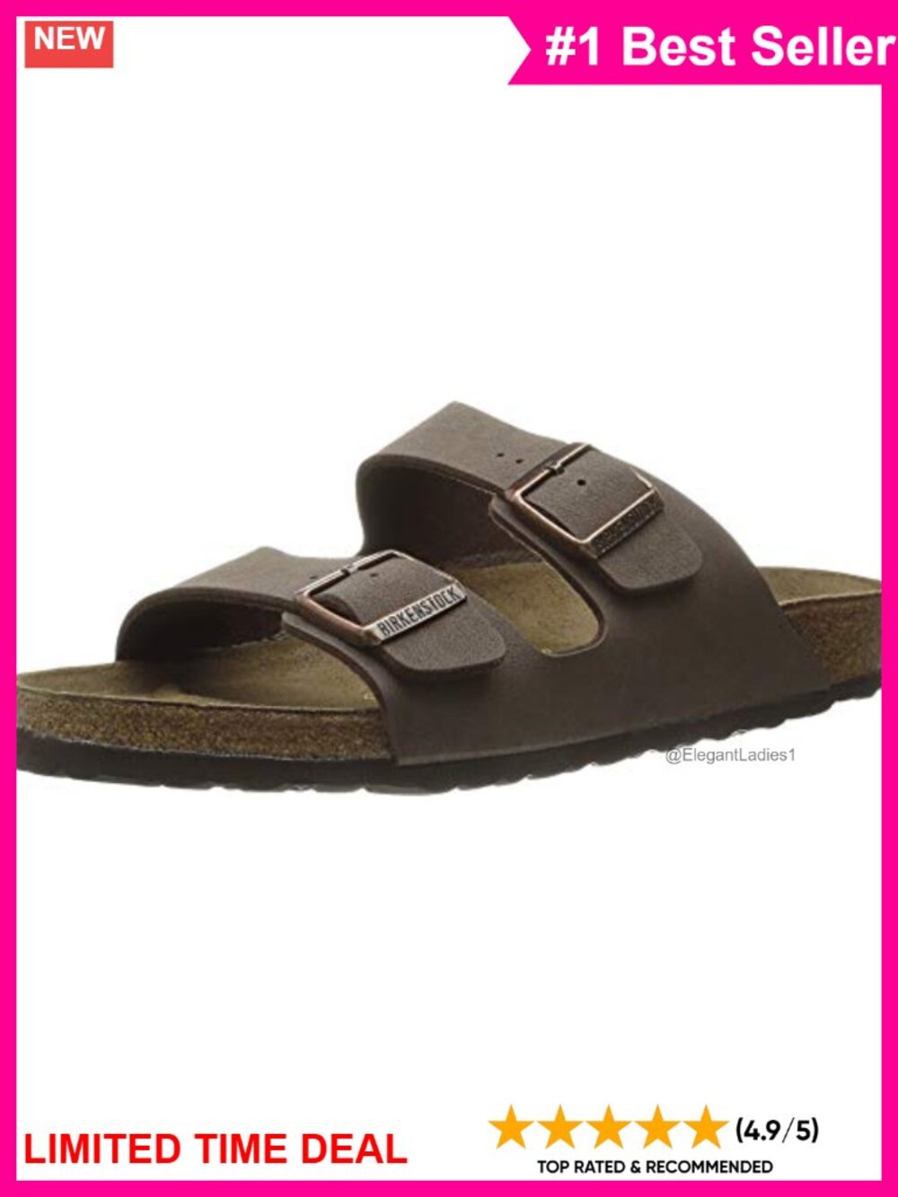 Unisex Arizona Slide Sandals Birkibuc Cork Footbed Slip On Comfort